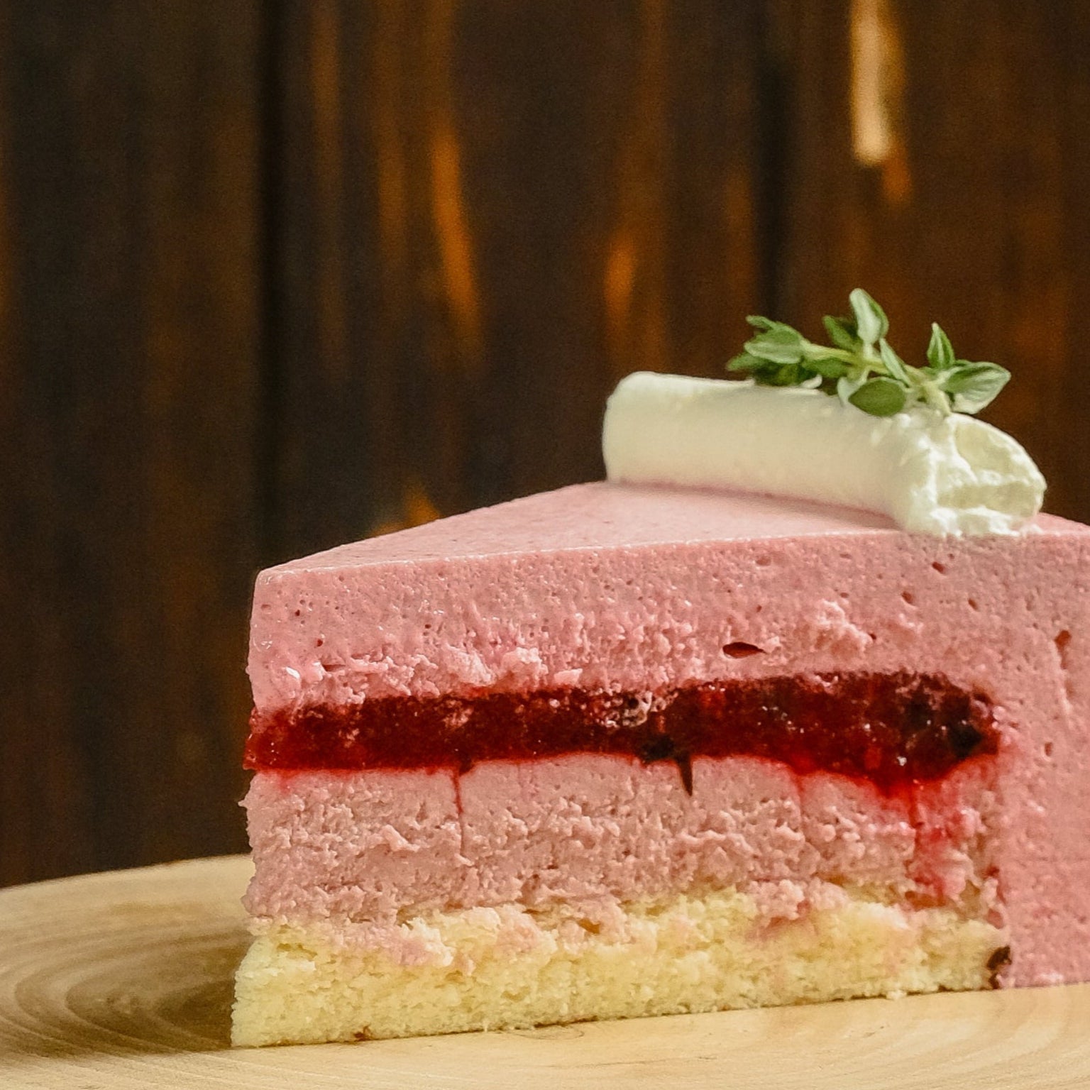 Raspberry Basil Cake