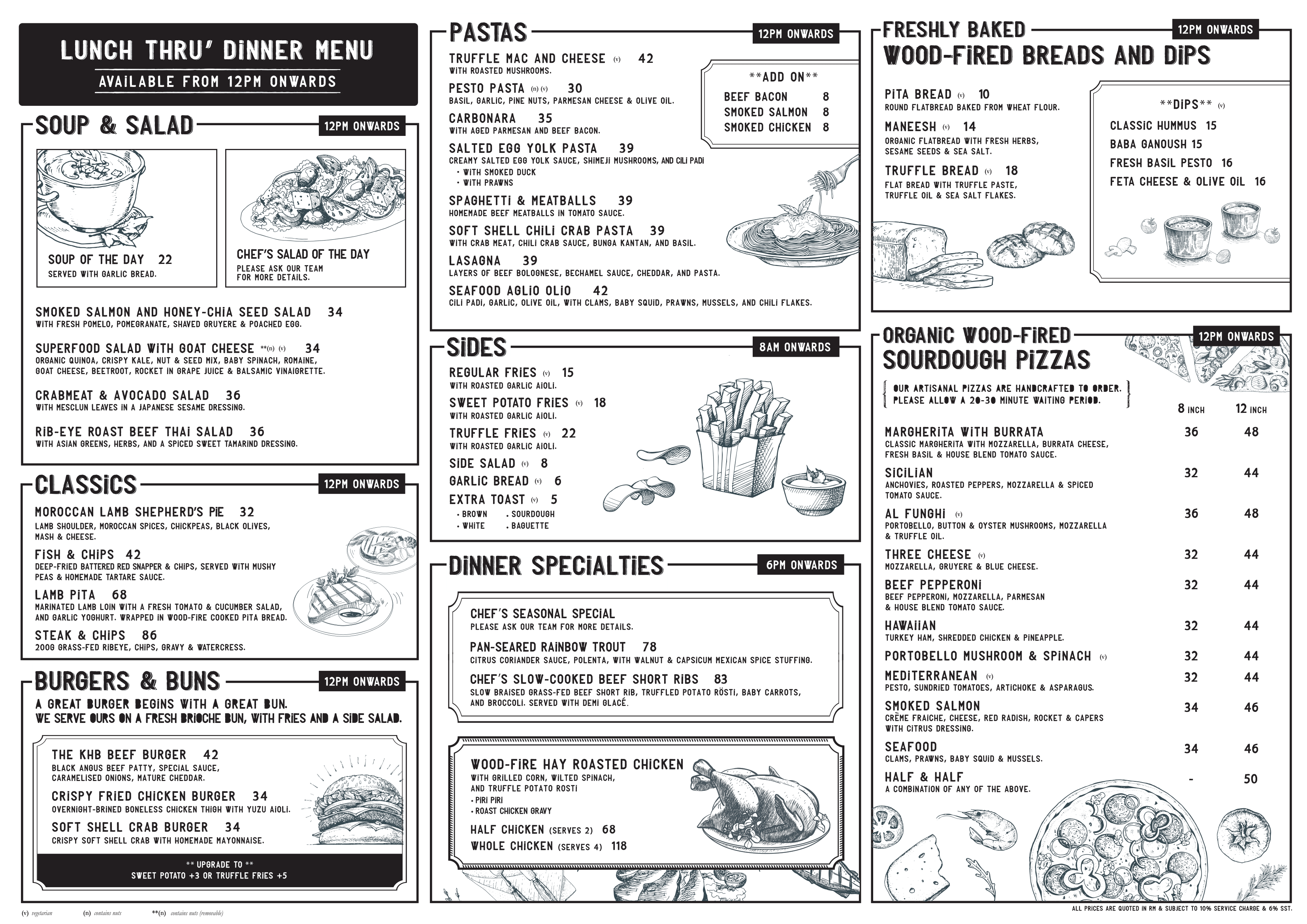 KHB IOI City Mall Menu
