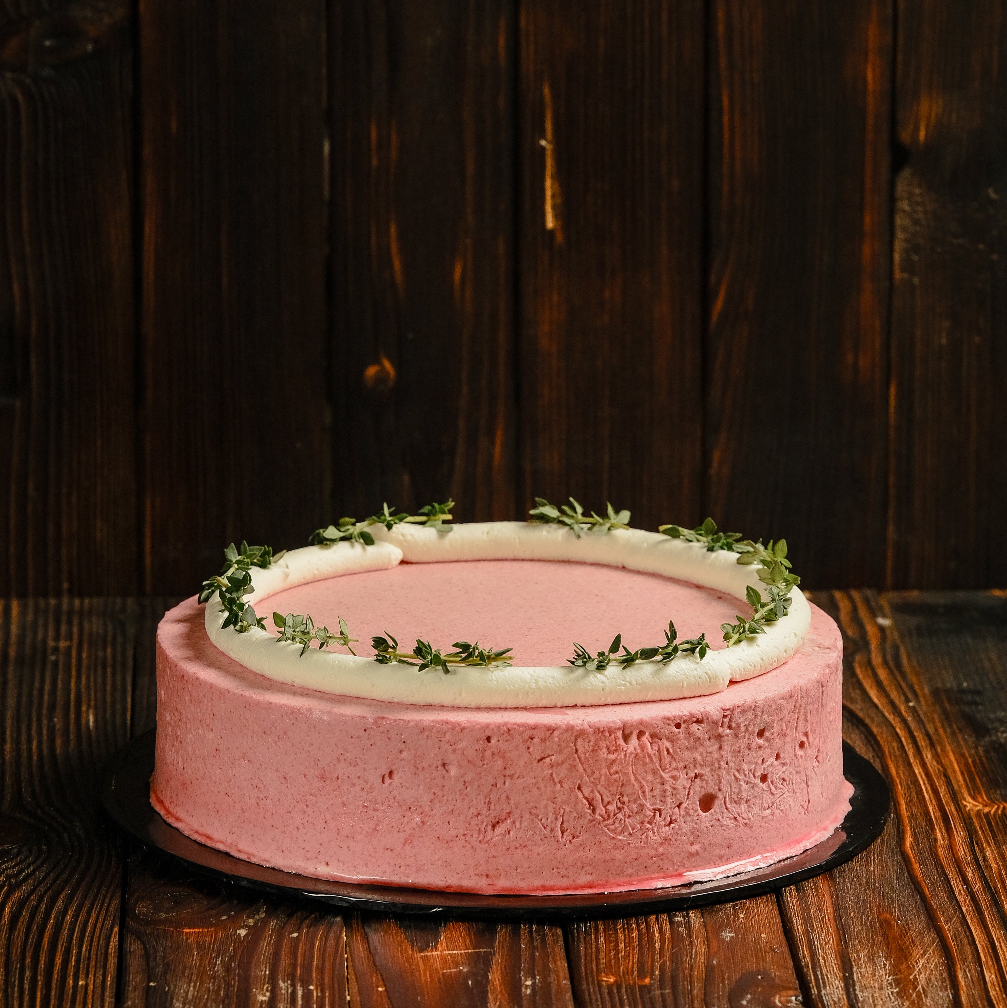 Raspberry Basil Cake