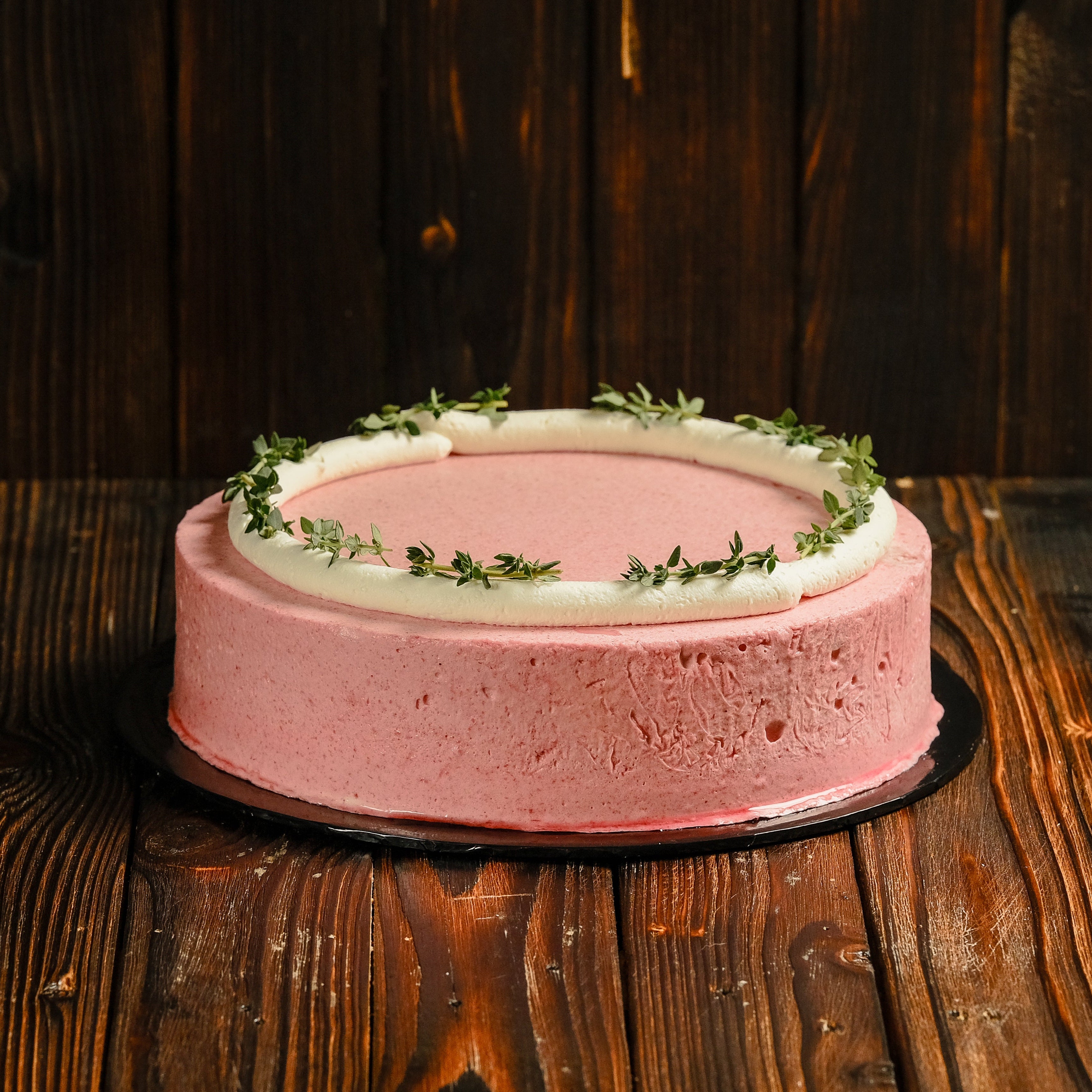 Raspberry Basil Cake